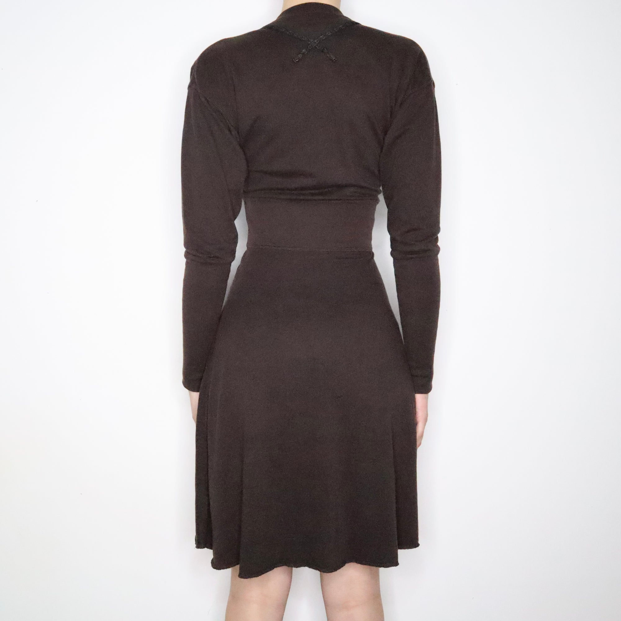 Diesel Dark Brown Sweater Dress (XS) - Imber Vintage Diesel Dark Brown Sweater Dress (XS) - Imber Vintage