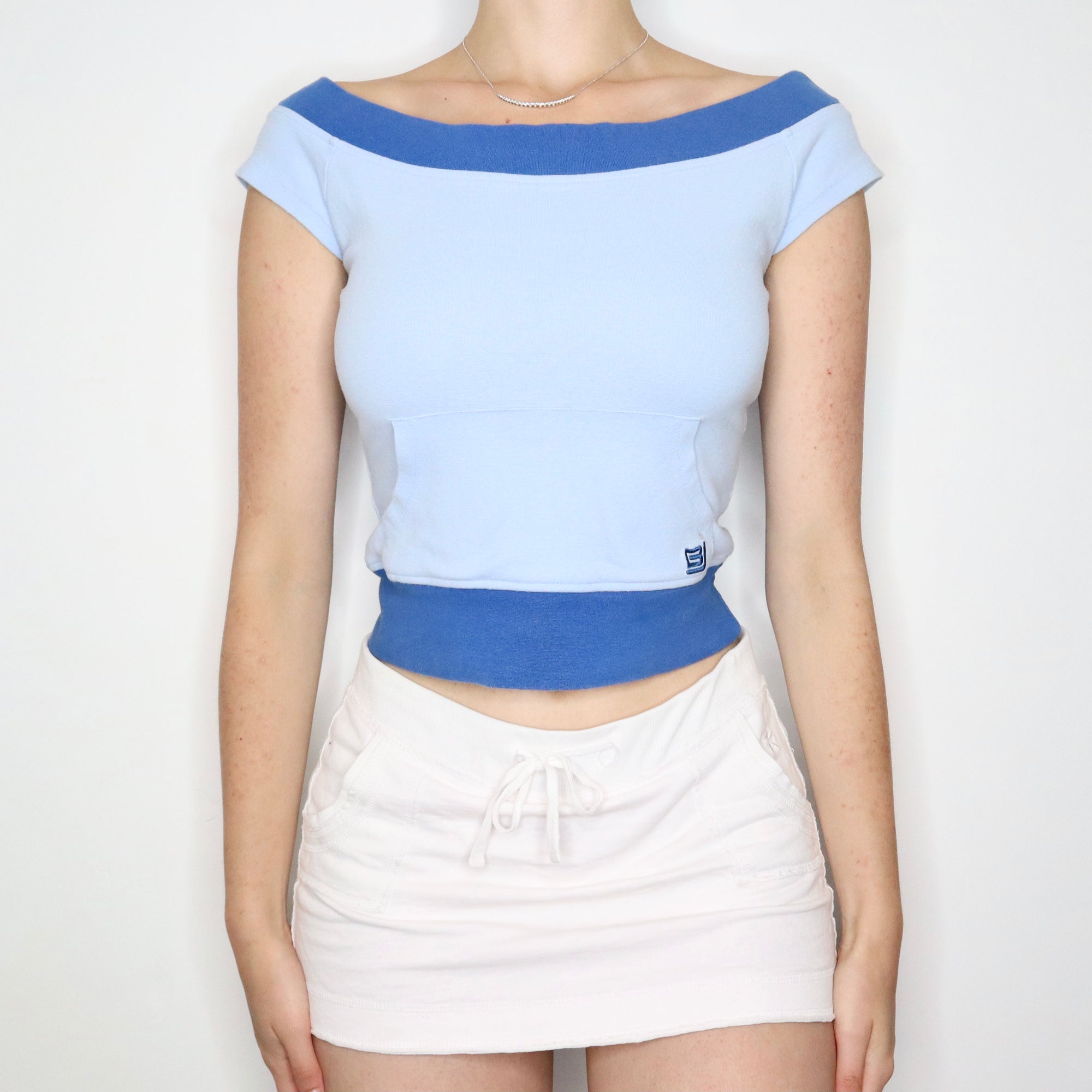 Vintage Early 2000s Bongo Baby Blue Top