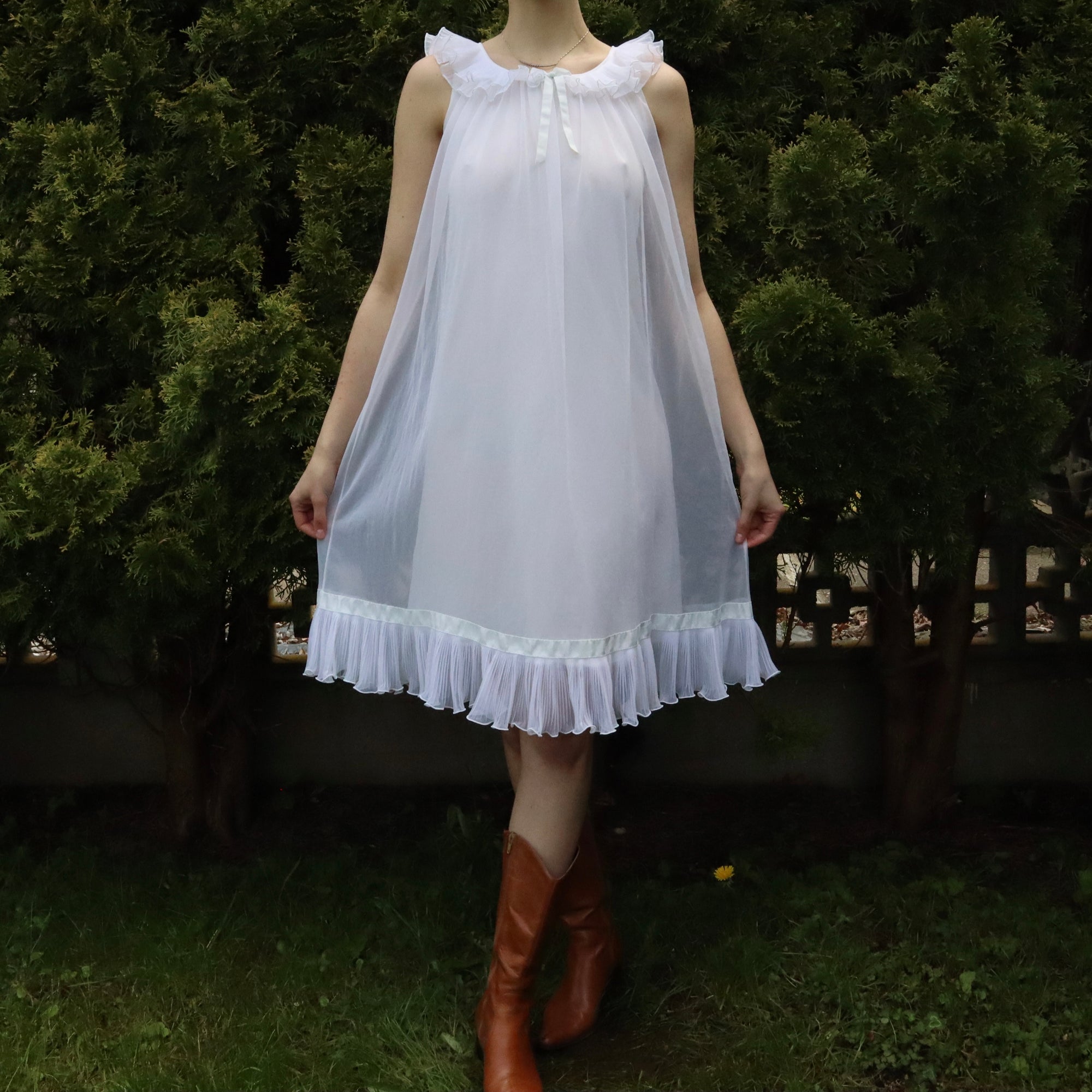Ethereal White Babydoll Dress Ethereal White Babydoll Dress