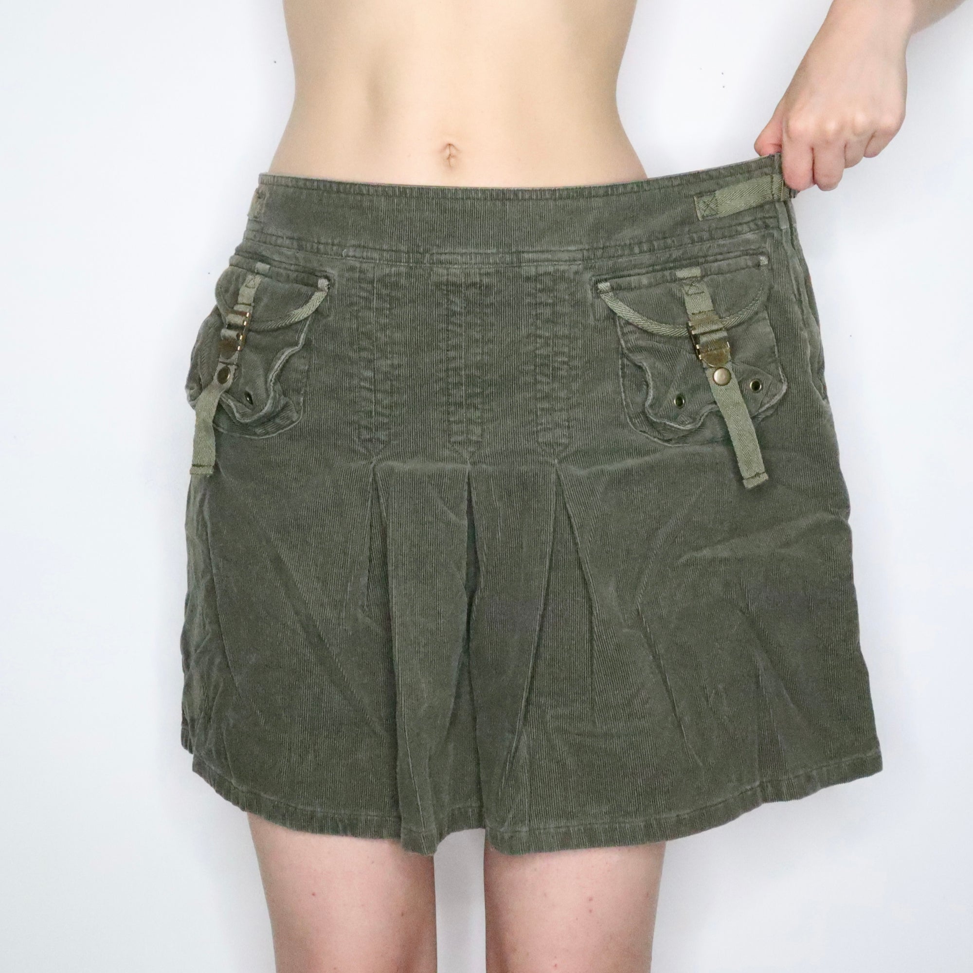 Green Cargo Skirt (L-XL)