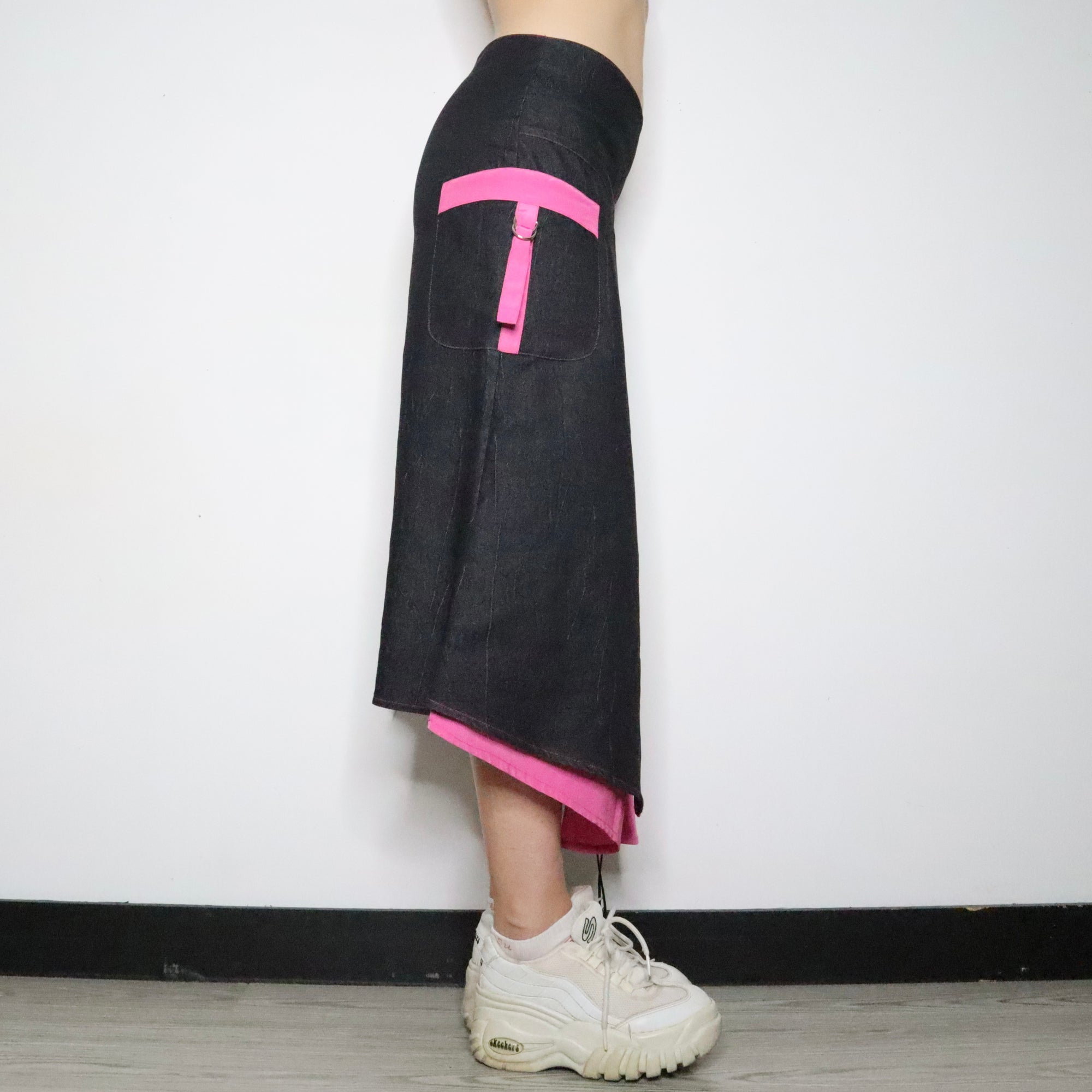 French Cargo Maxi Skirt (S-M)