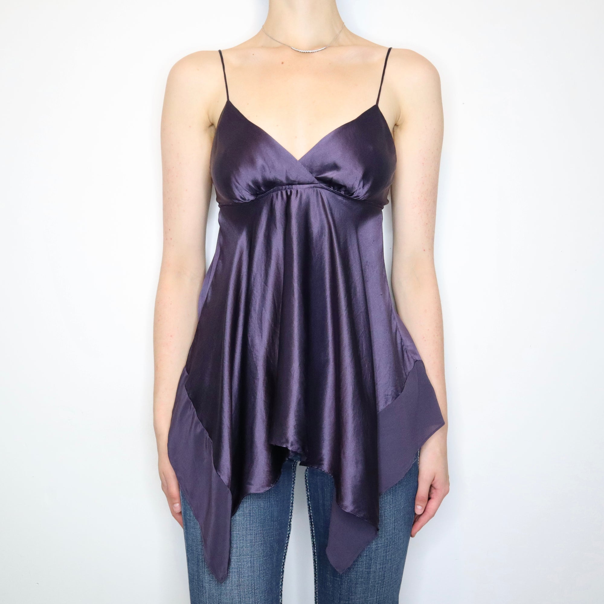 Purple Silk Fairy Top (XS)