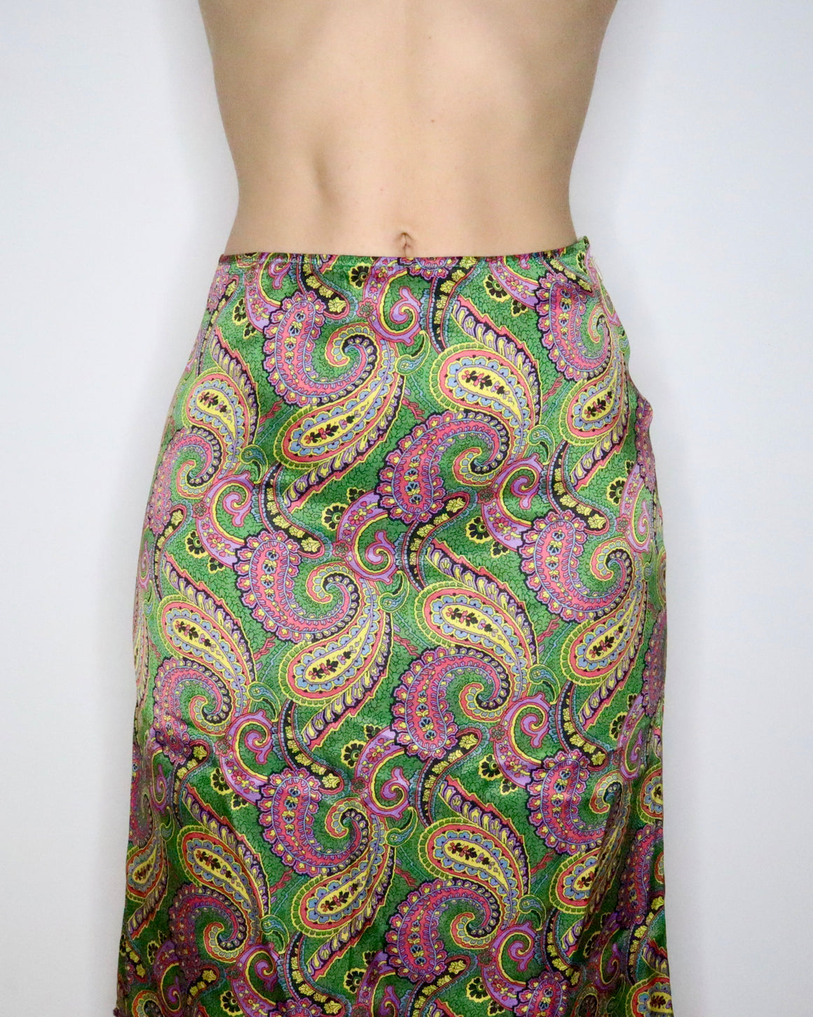 French Paisley Midi Skirt (XS) 
