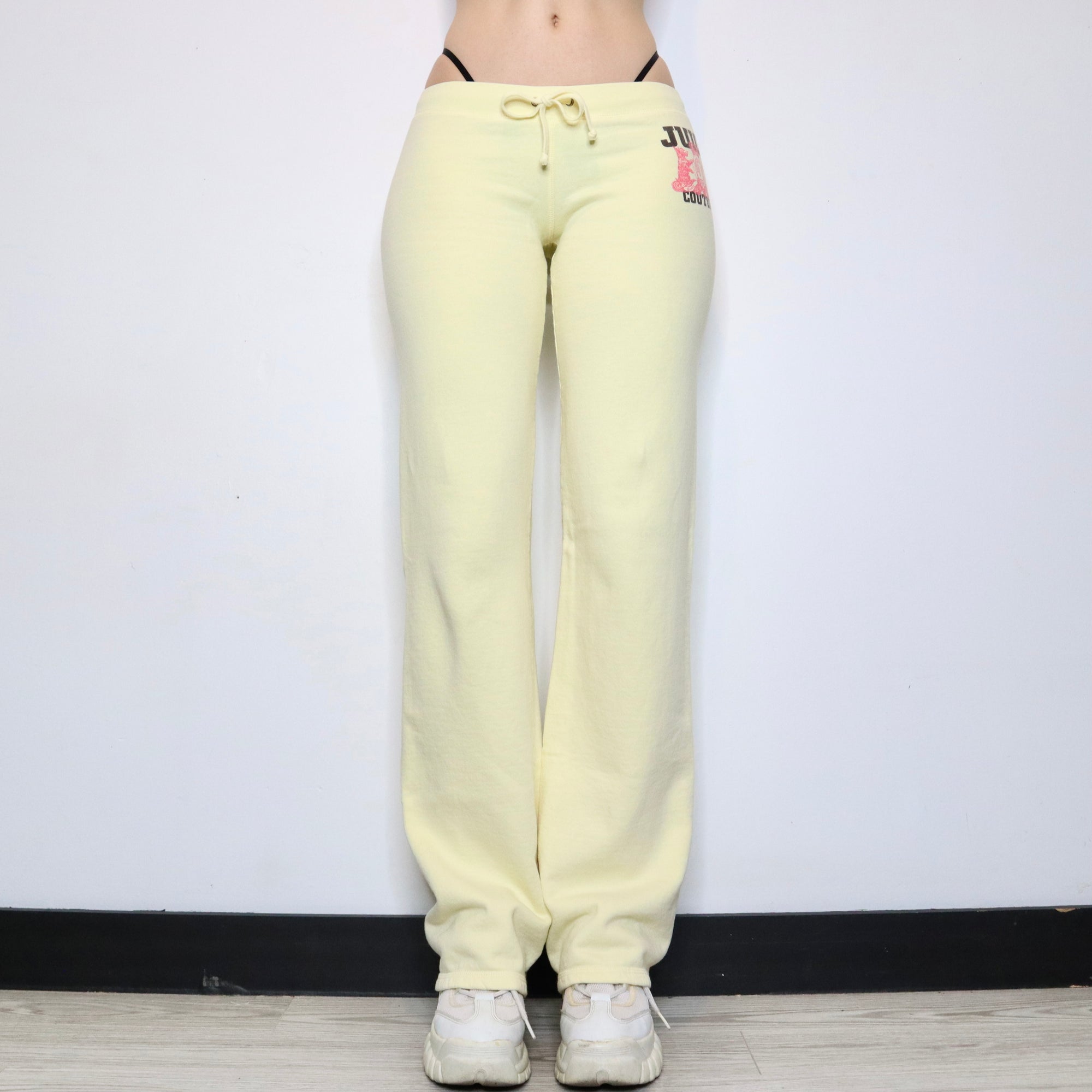 Vintage Early 2000s Mellow Yellow Juicy Couture Pants - Imber Vintage
