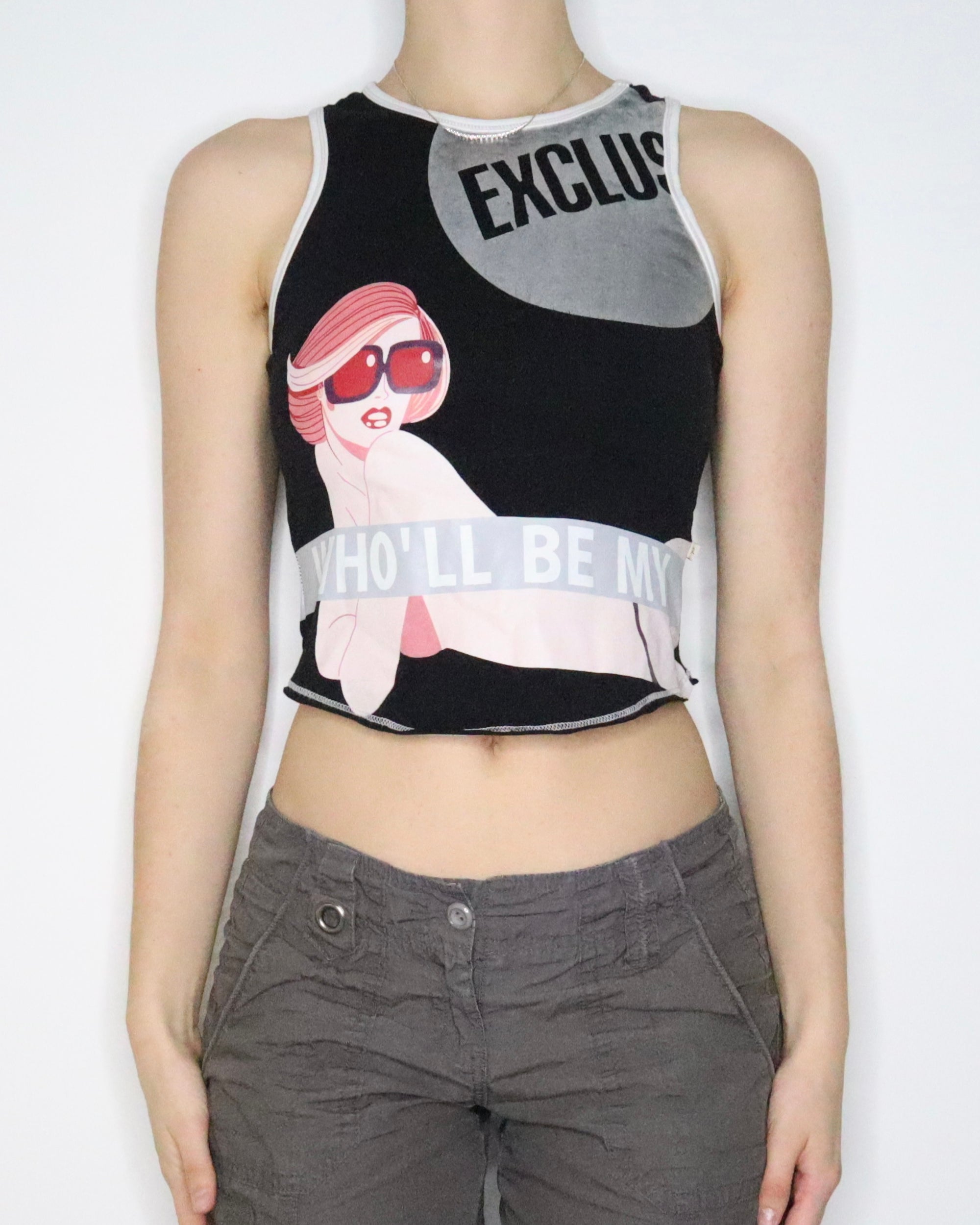 Y2K Graphic Tank Top (XS-S) 