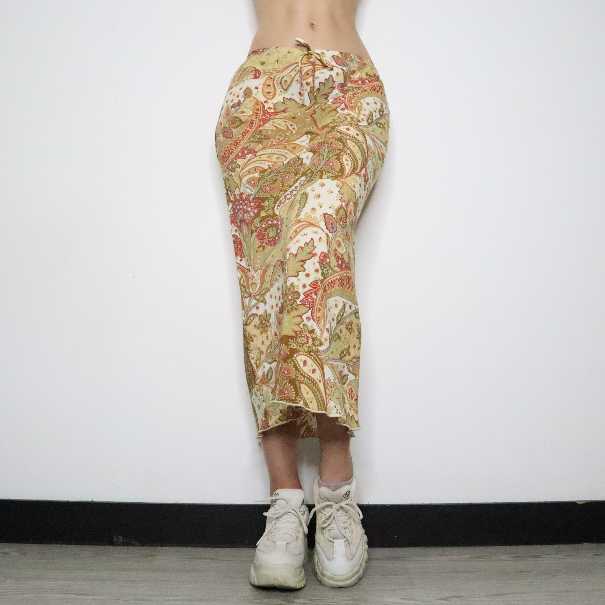 Autumn Paisley Maxi Skirt (S-M)