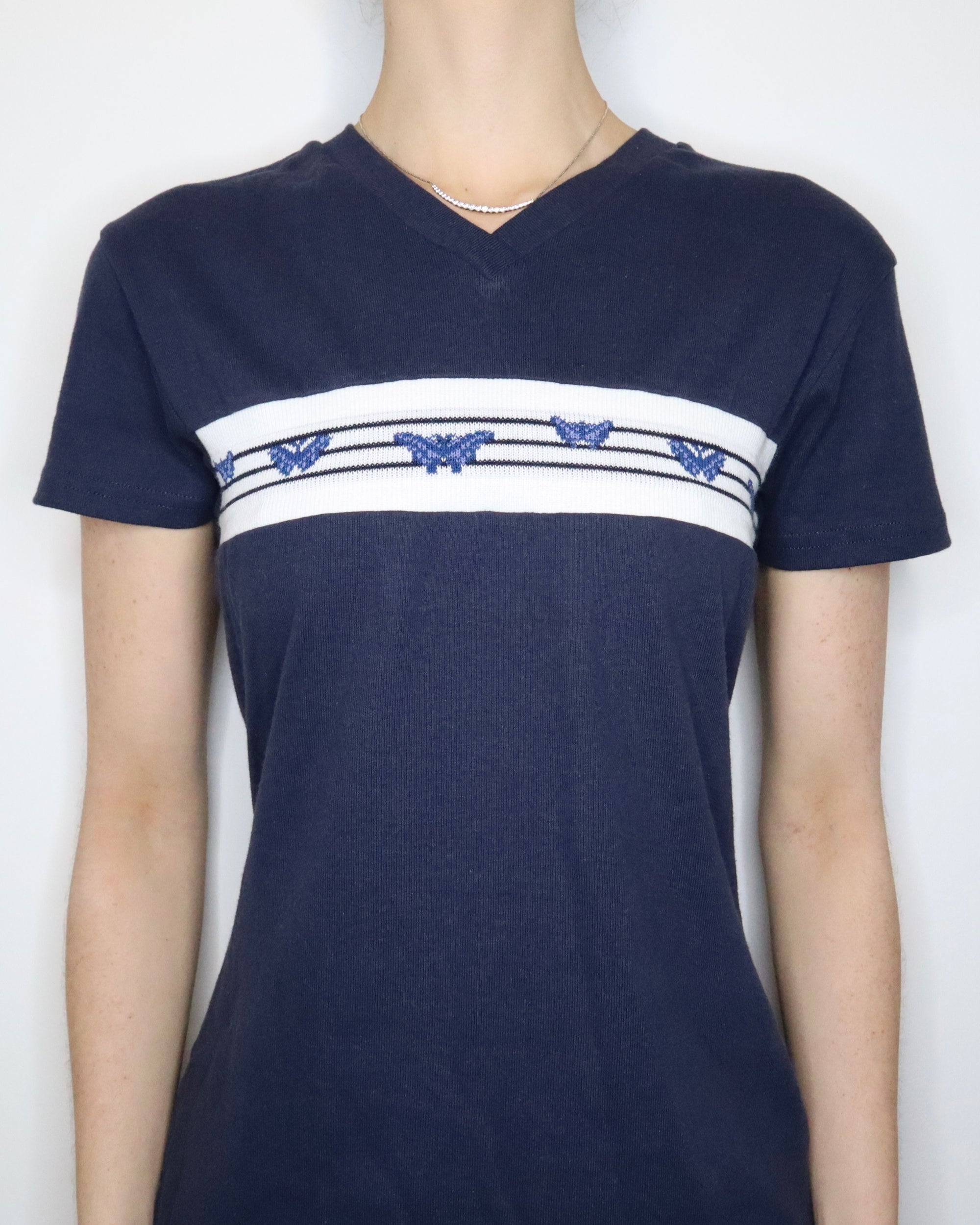 Navy T-Shirt Dress (Large) 