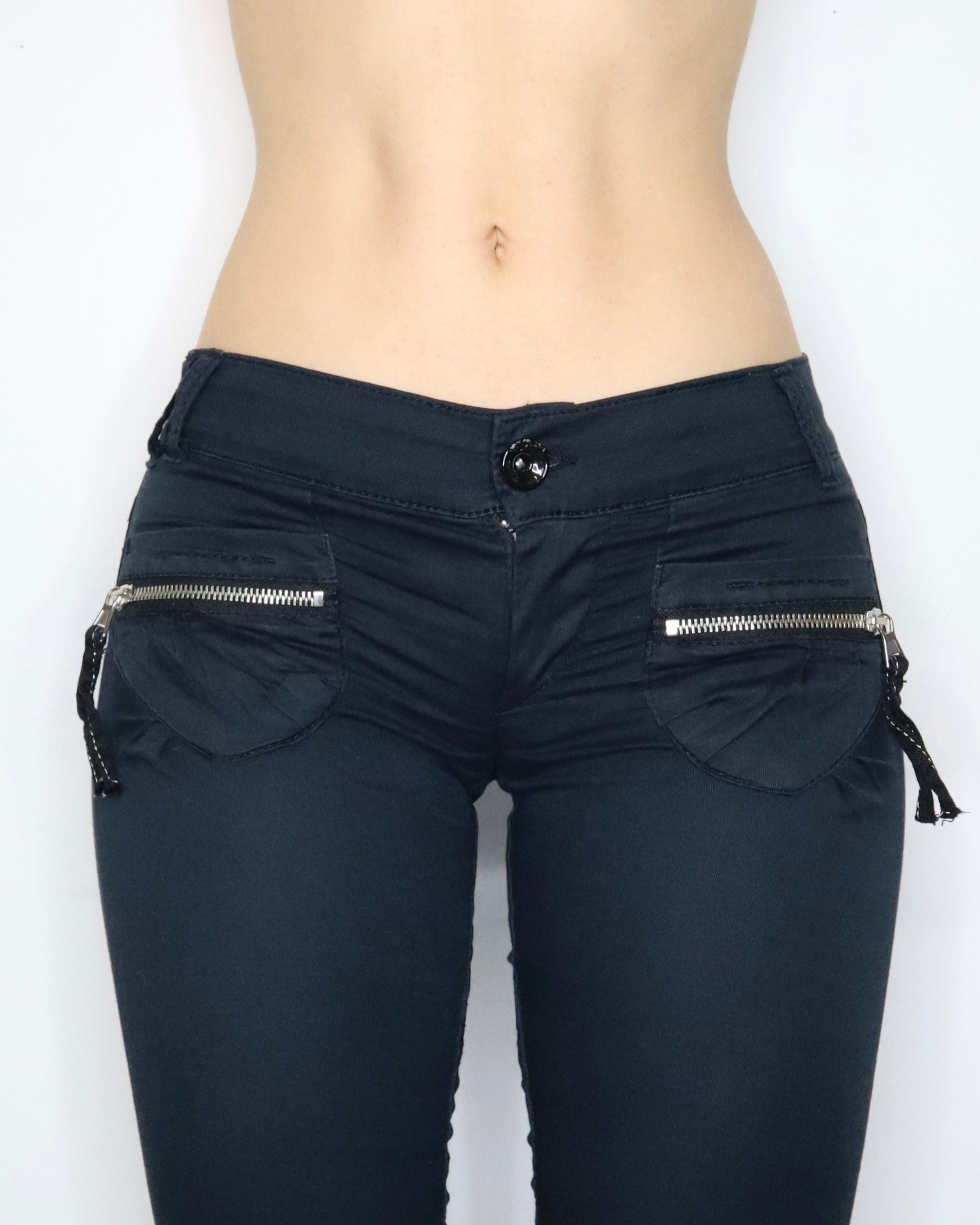 Miss Sixty Black Capris (Small) 