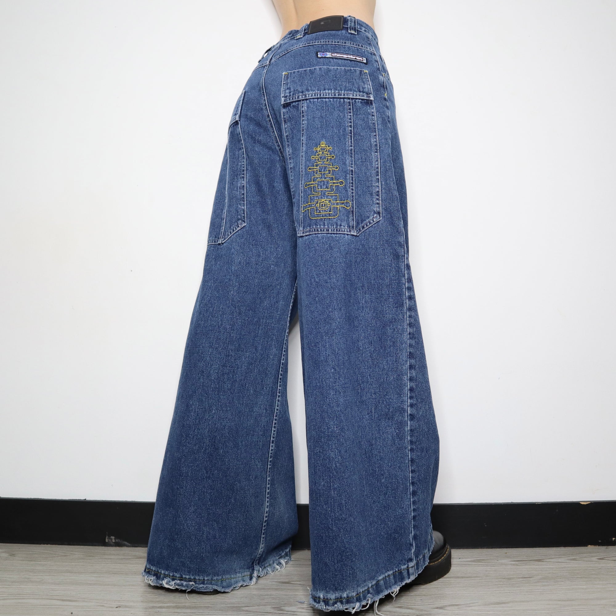 Tavimart Vintage Baggy Jeans High Waist Wide Leg Vintage Loose