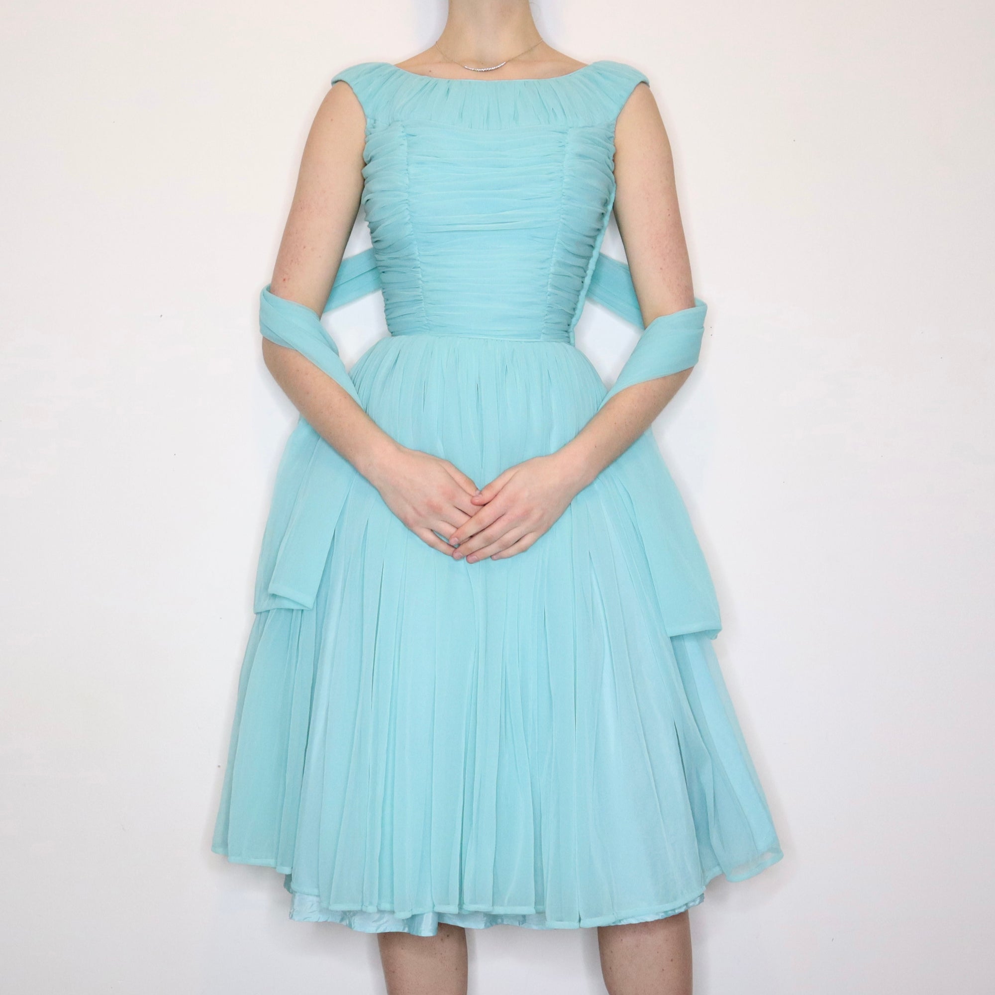 robin egg blue bridesmaid dresses Ice Blue Bridesmaid Dress Chiffon Size XL