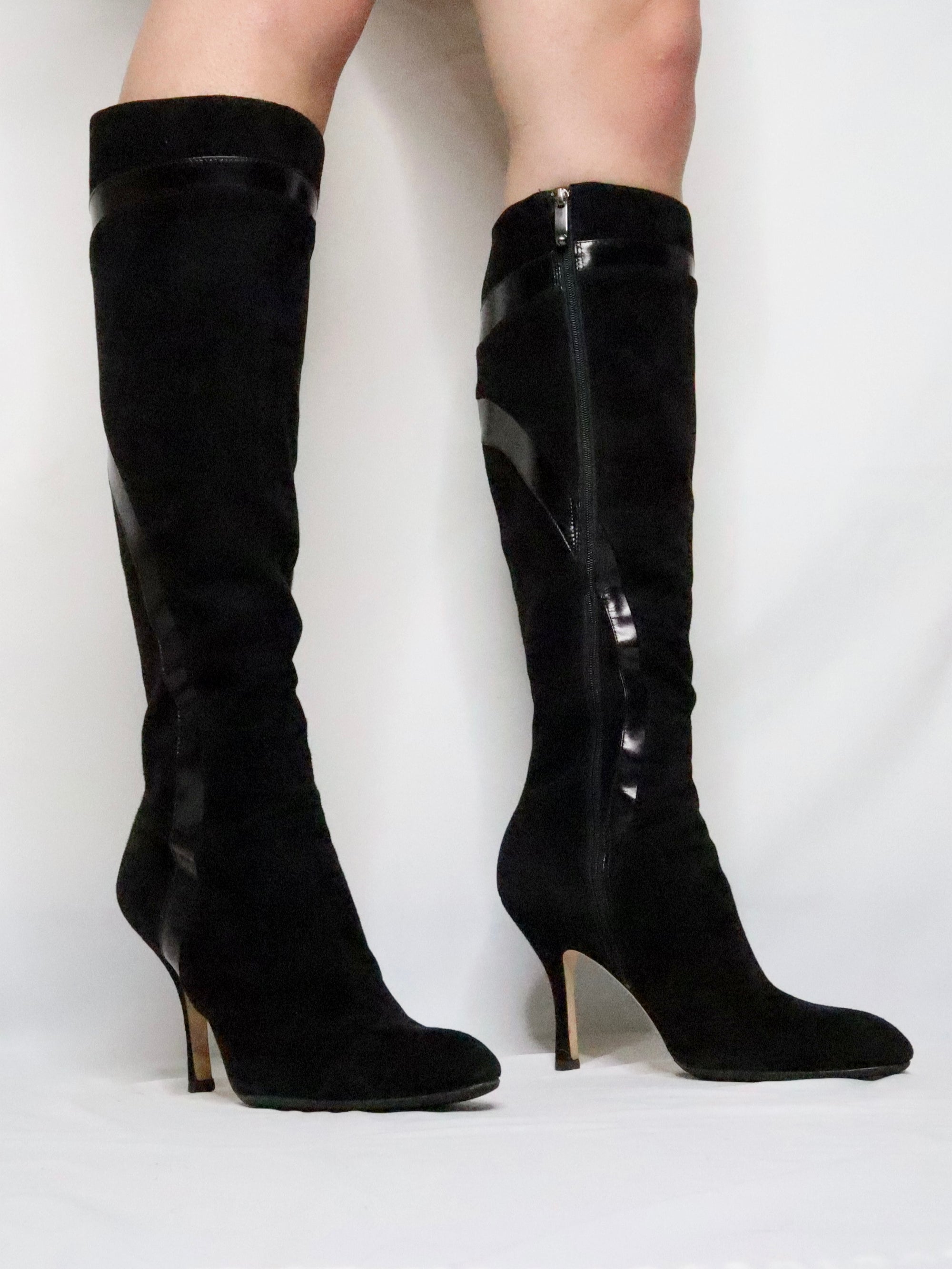Black Knee High Boots (7 US)
