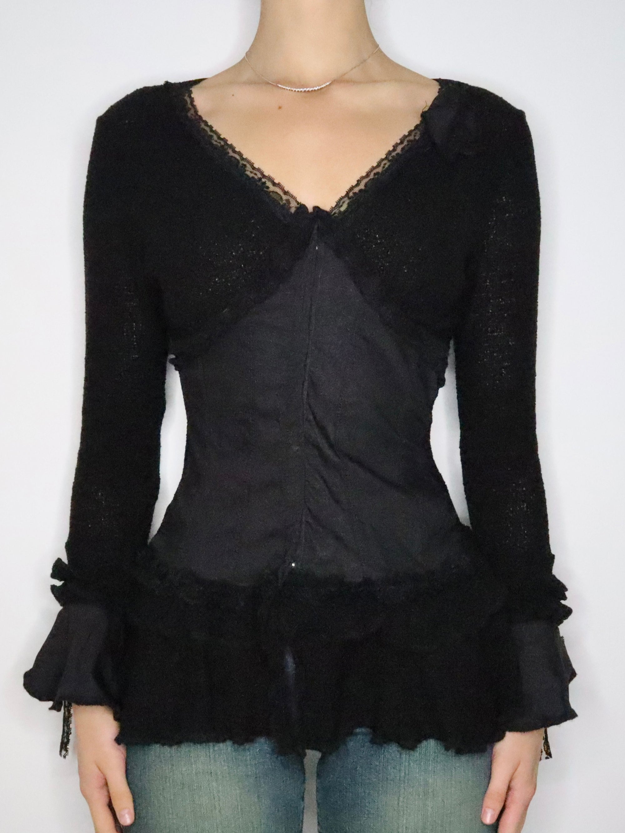 French Black Fairy Cardigan (Medium) 