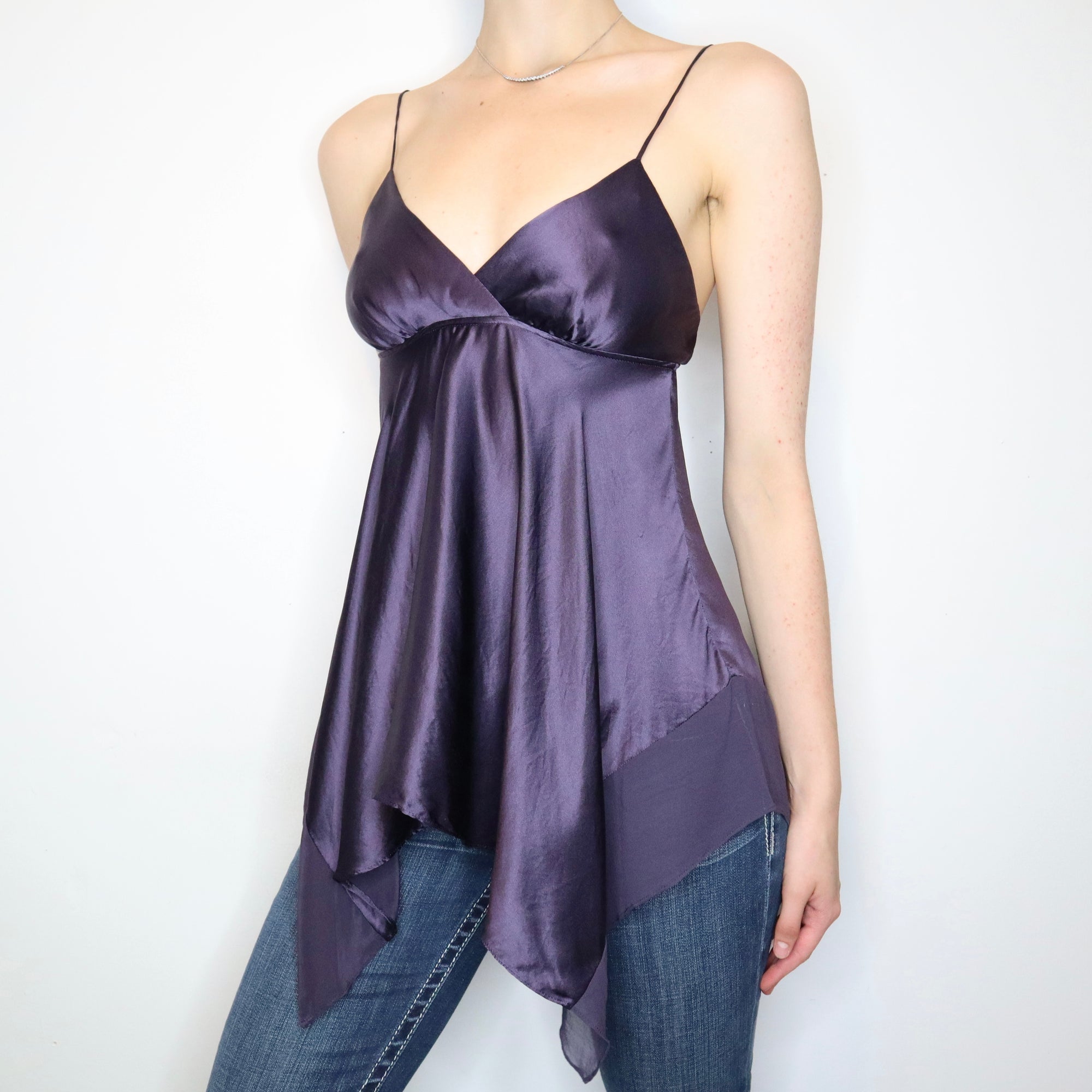 Purple Silk Fairy Top (XS)
